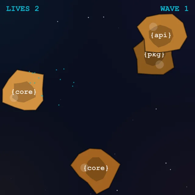 Dependency Asteroids cover