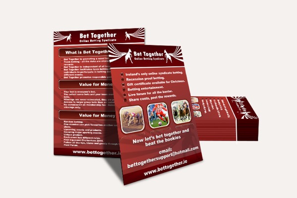Bet Tohether print design by DezignZA