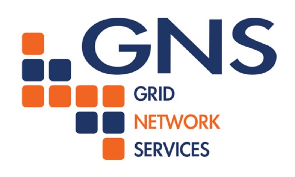 GNS Grid Network Services logo design by DezignZA