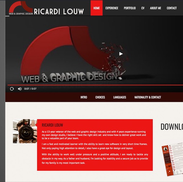 RL Webdesign website designed and built by DezignZA