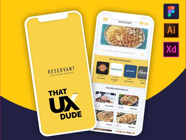 Reservant UX and UI design
