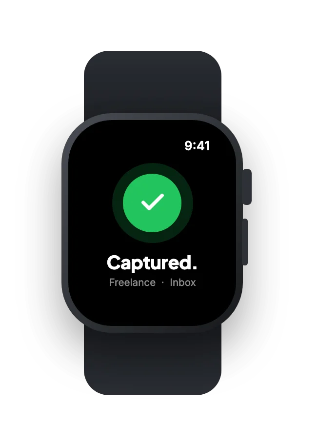WAID on Apple Watch after a capture