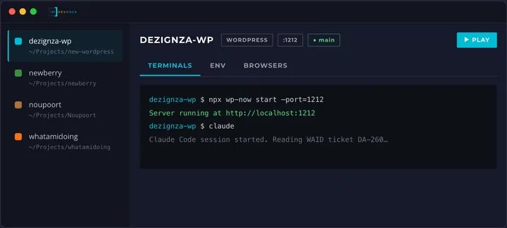 DevDock preview